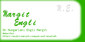 margit engli business card